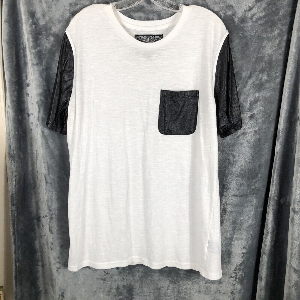 Trademark Brooklyn Men's Shirt Two Tone Pocket Tee Size X Large