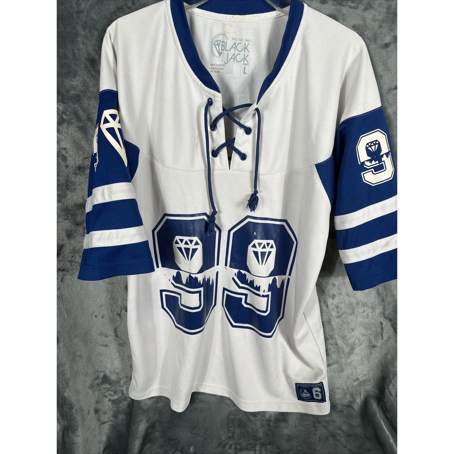 Black Jack Clothing USA Hockey/Baseball Jersey Wayne Gretzky Men’s Large