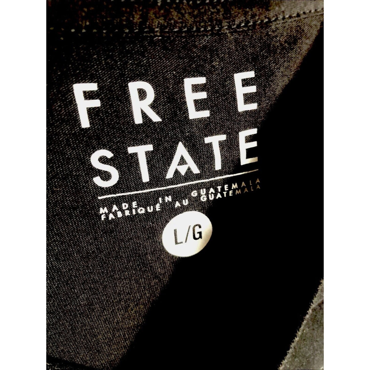 Free State T-Shirt Men’s Number 95 Black Short Size Adult Large￼