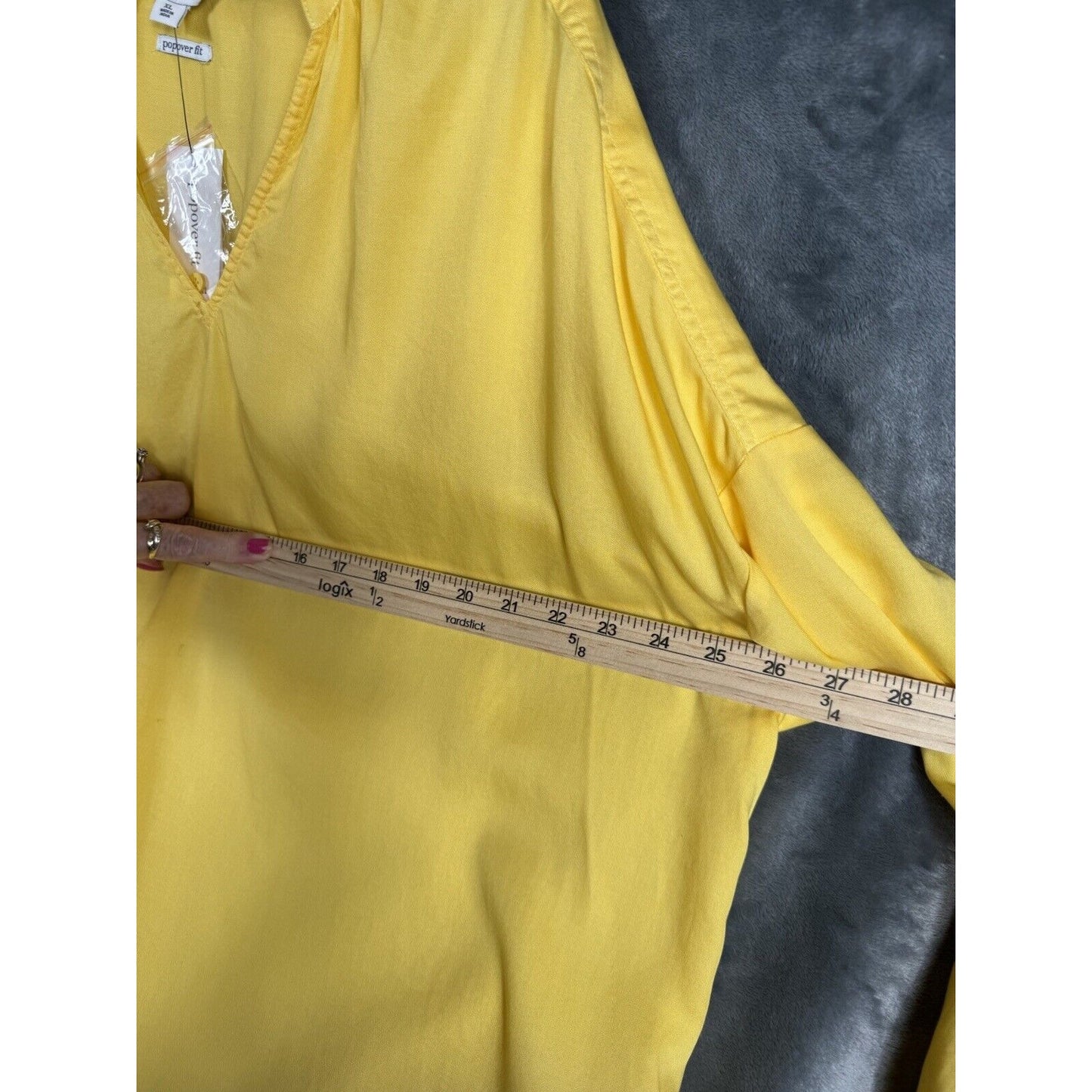 Crown & Ivy Womens Blouse Popover Fit Top Size XLarege New Shirt Price $59.50