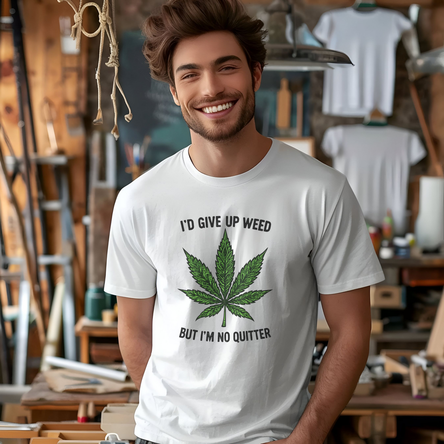 Cannabis Graphic T-Shirt, Weed Leaf Art Shirt, Stoner Culture Unisex Tee, Night Aesthetic T-Shirt, Gift for Cannabis Fans