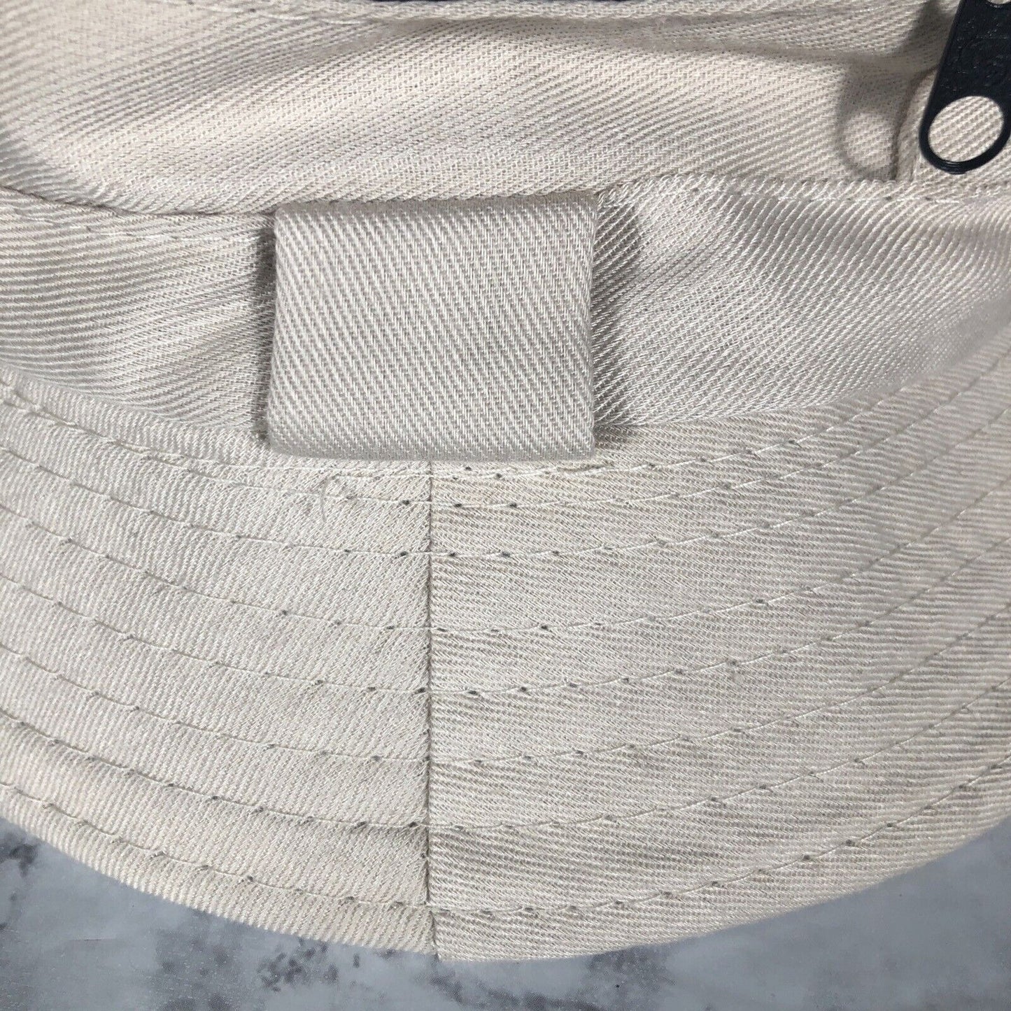 JERUSALEM SPORT Israel Bucket Hat Unisex Beige One Size Cap Embroidered