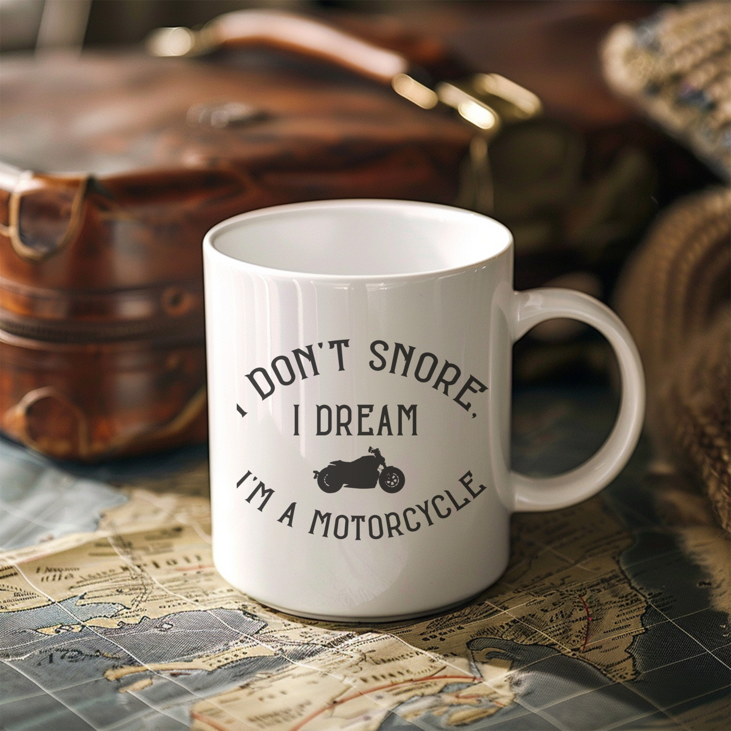 Motorcycle Enthusiast Mug, Customized Ceramic Coffee Mug, Gift for Bikers and Riders, Novelty Mug, Dishwasher Safe, Personalized Gift