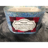 Coconut Soy Blend Candle Hand Poured Handmade Concrete Vessel Flannel Scent