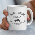 Motorcycle Enthusiast Mug, Customized Ceramic Coffee Mug, Gift for Bikers and Riders, Novelty Mug, Dishwasher Safe, Personalized Gift