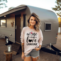 Wine Is My Love Language Sweatshirt • Wine Lover Gift • Funny Wine Shirt • Cozy Unisex Pullover • Wine Quote Graphic Sweatshirt