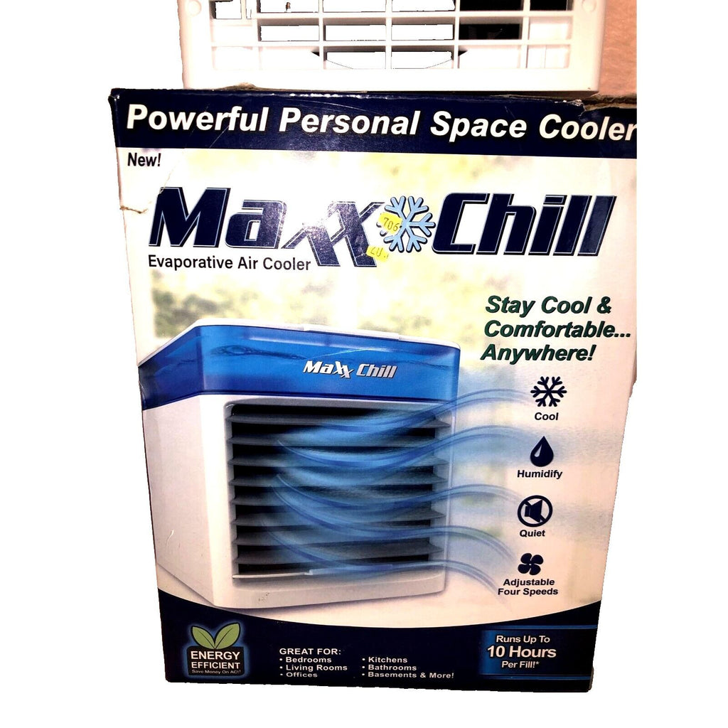 MAXX CHILL Evaporative Air Cooler Runs 10 Hours Per Fill