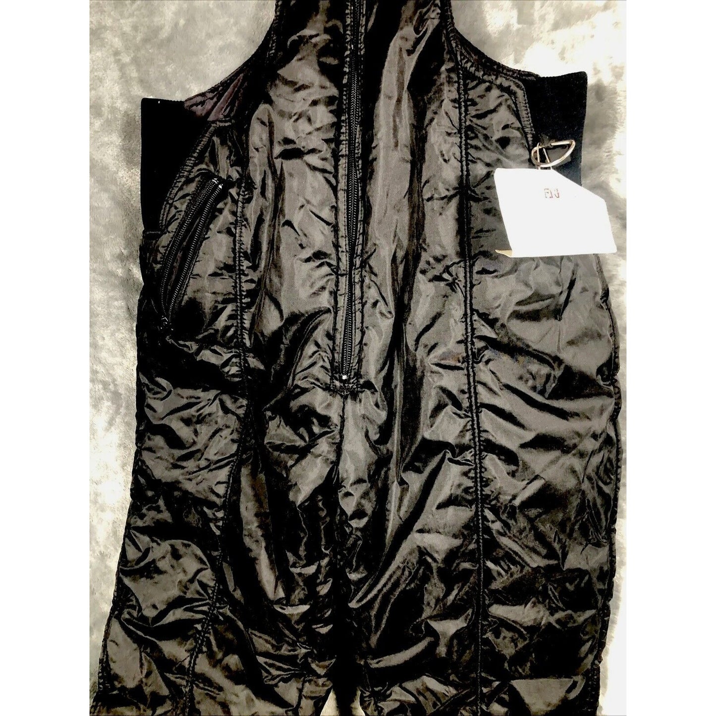 Vintage Swiss Alps Ski Suit Size 12 / Nice Vintage Black Ski