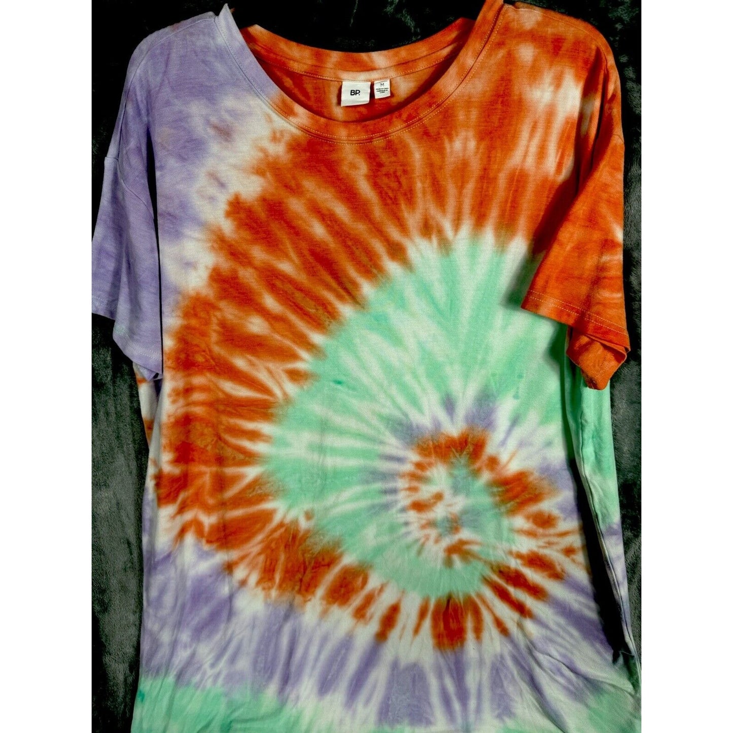 BR Shirt Hippie Tie Dye Men's T Shirt Soft Size Adult Medium Unisex Top