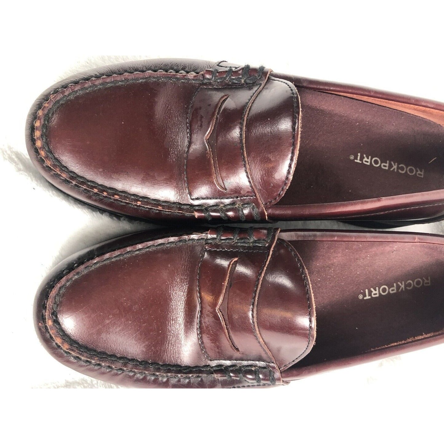 RockSport Men's Brown Leather Dress Shoes
