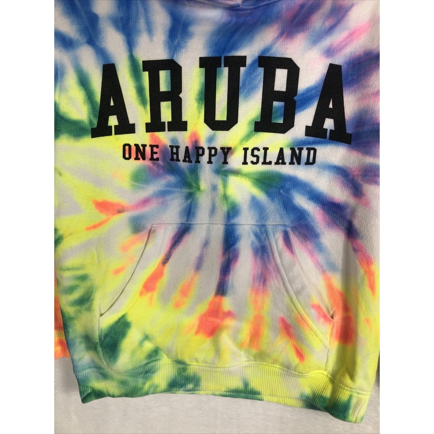 Girls Tie-Dye Sweater Size Small Hooded Sweatshirt Comfort Colors