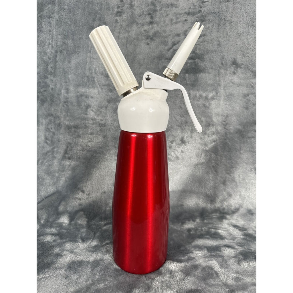 Whipped Cream Dispenser Durable Aluminum Red Foam Whipper 1 Pint