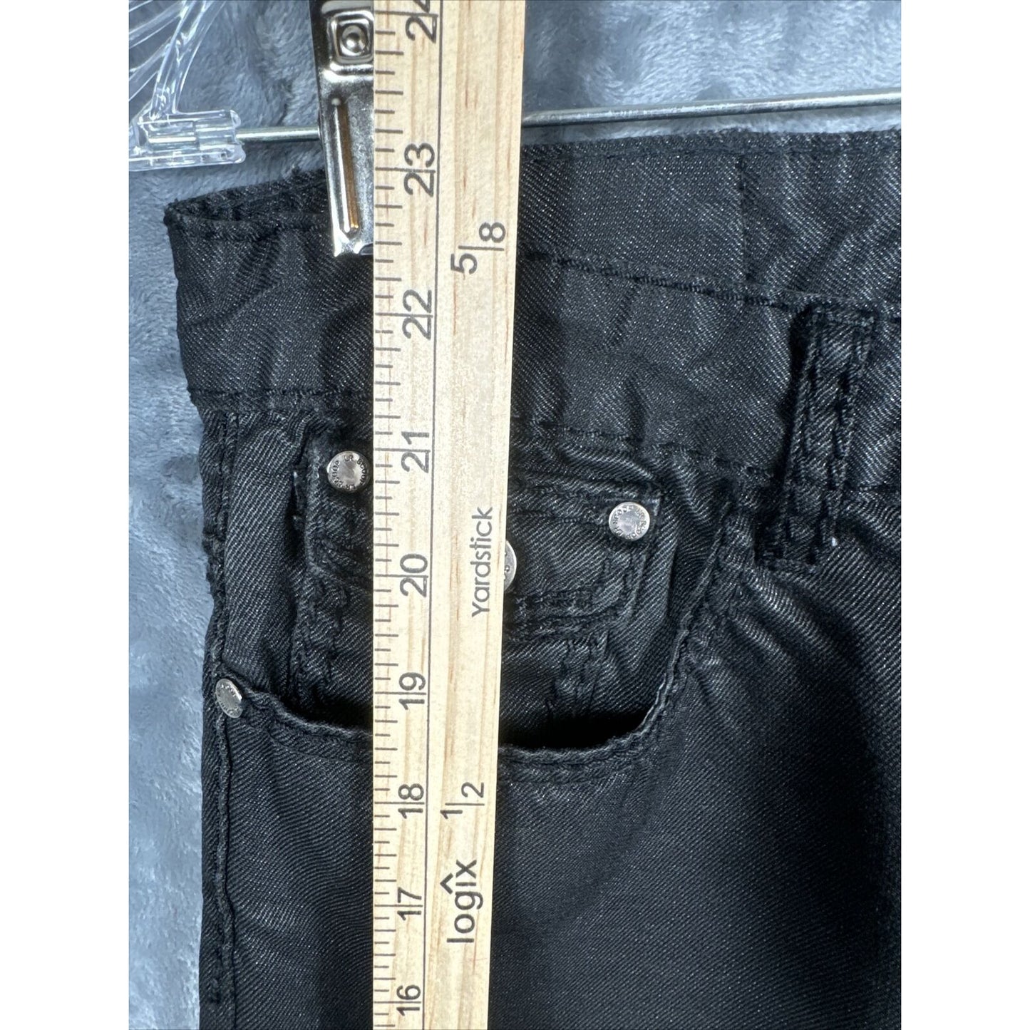 LR Scoop Modern Fit Men's Shorts Black Size 34 Flat Front 100% Cotton