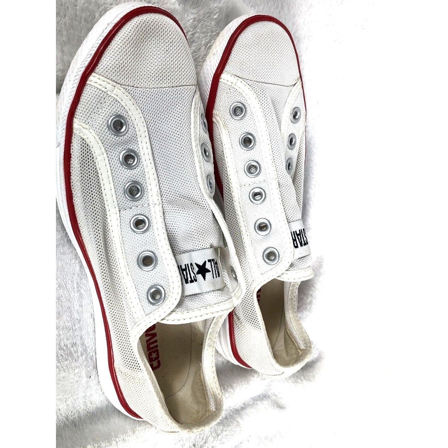 Converse All Star Shoes Mens 6  Low Top White Chuck Taylor