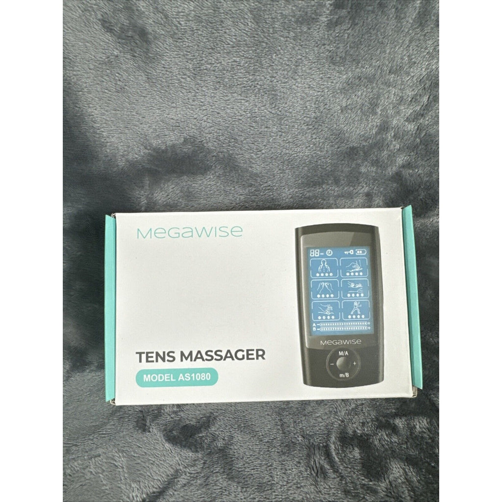 Megawise TENS Massager Model AS1080 With Electrodes & Cables