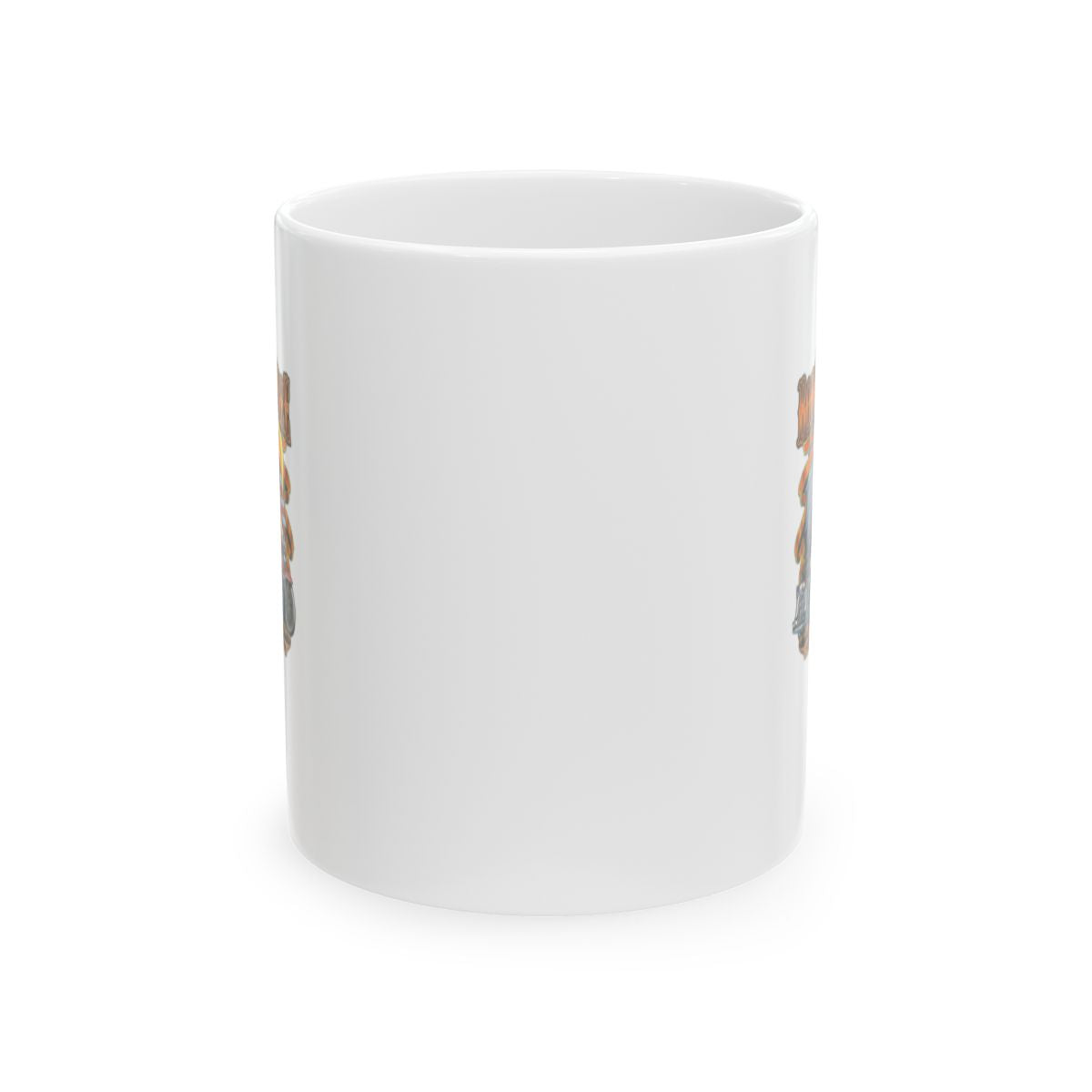 Customized Ceramic Mug, Motorcycle Design Coffee Cup, Gift for Motorcycle Lovers, Freedom Eagle Art, Personalized Drinkware
