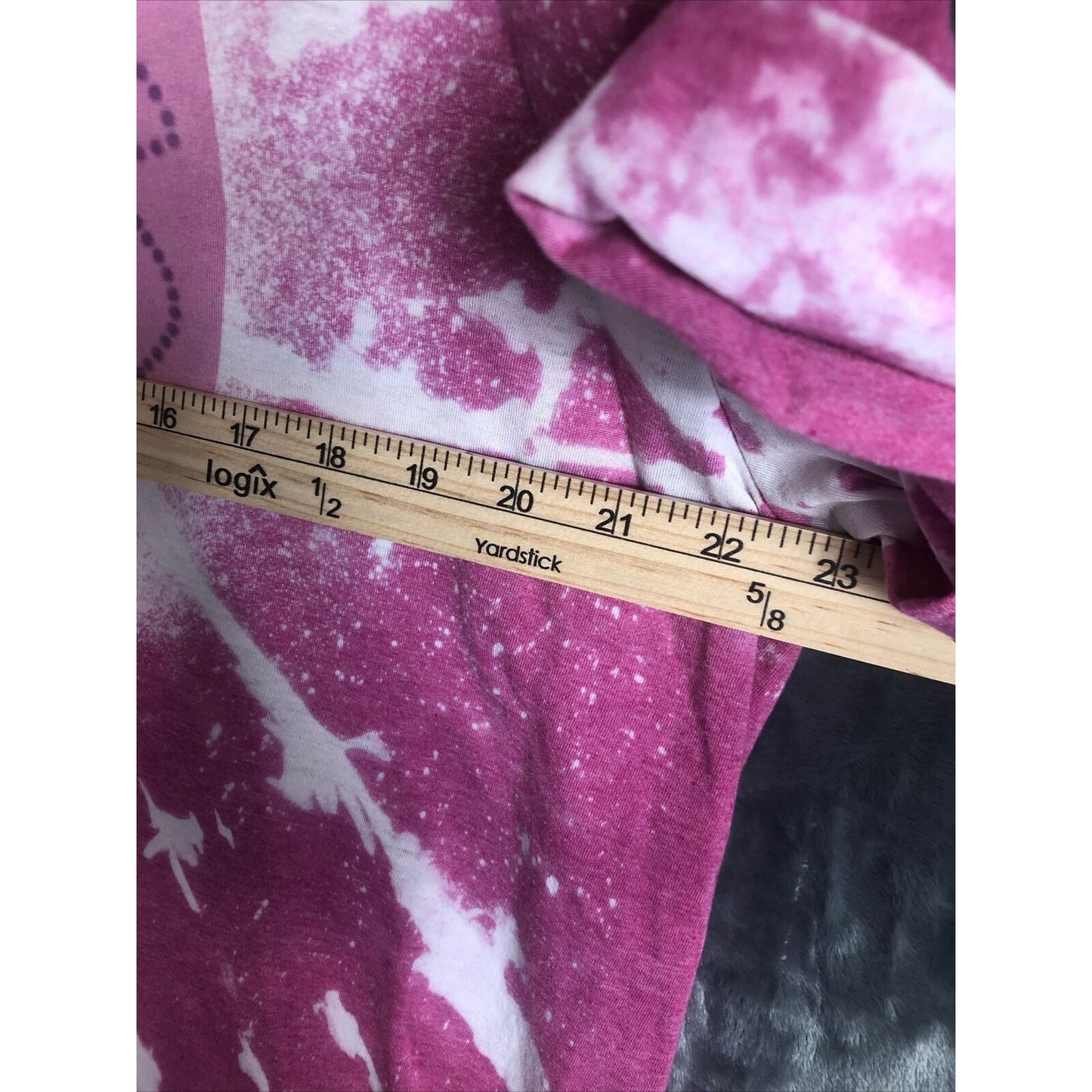 Custom Jesus T-Shirt Women’s Pink Size Extra Large Bleached Shirt