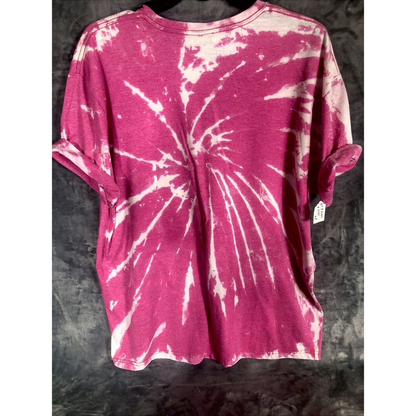 Custom Jesus T-Shirt Women’s Pink Size Extra Large Bleached Shirt