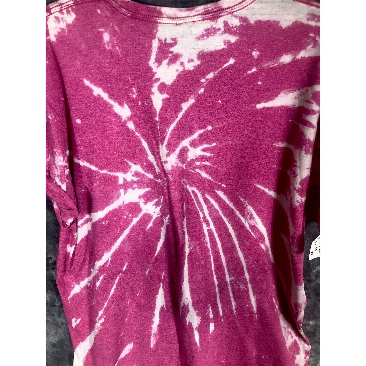 Custom Jesus T-Shirt Women’s Pink Size Extra Large Bleached Shirt
