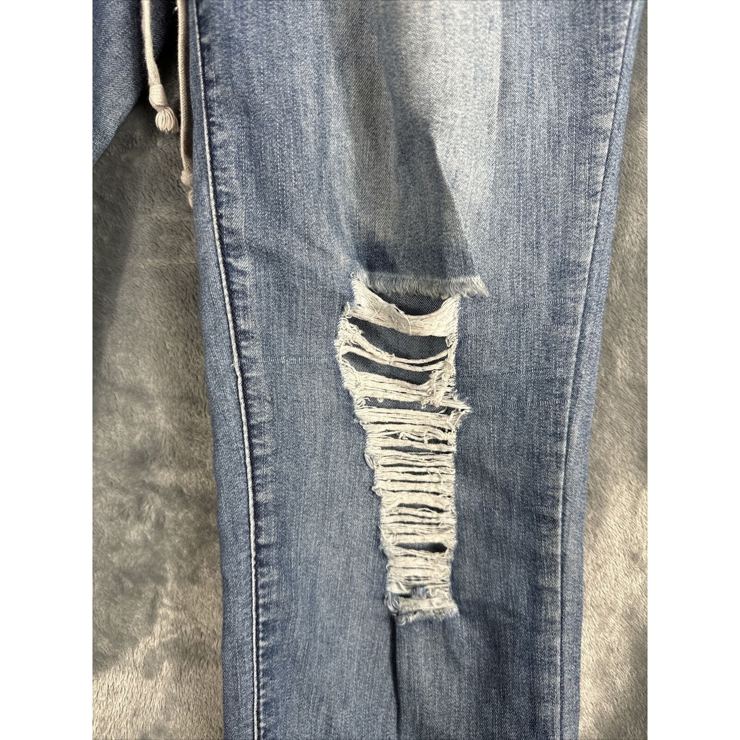 Rue 21 Pants Girls Small Distressed Soft Blue Joggers