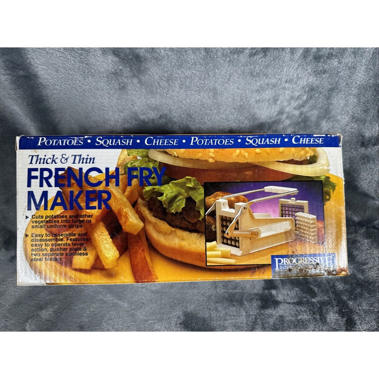 French Fry Maker Progressive International With Thick & Thin Slicing Options