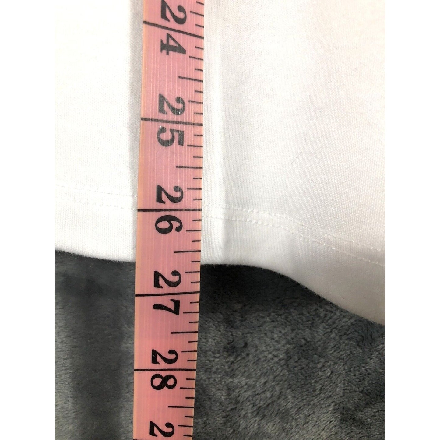 Alfred Dunner Top Woman's Medium Fireworks White Jewel Embellishment Shirt