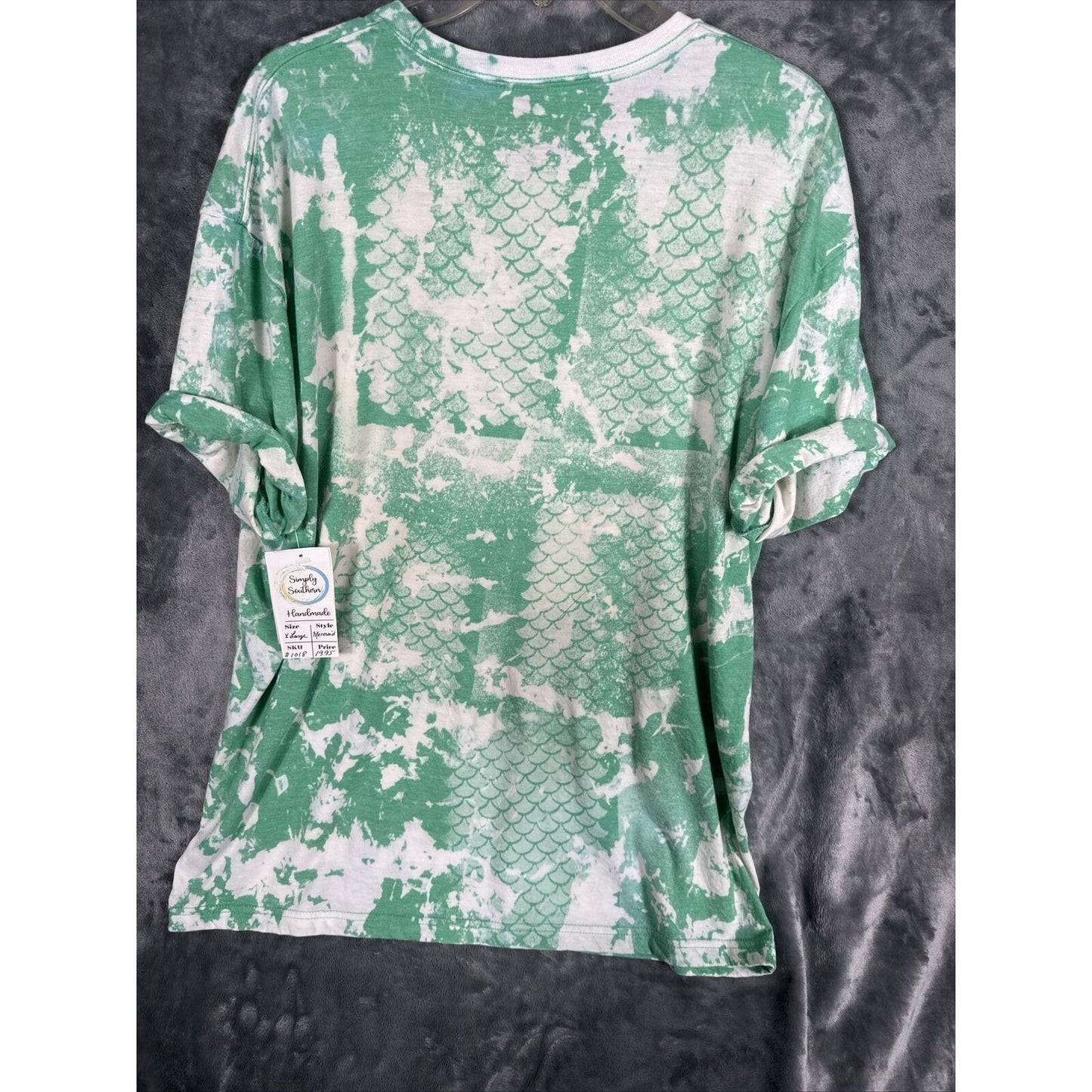 Be Wild & Stay Sweet Woman’s Summer T Shirt Tie Dye Mermaid, Pineapple, Theme XL