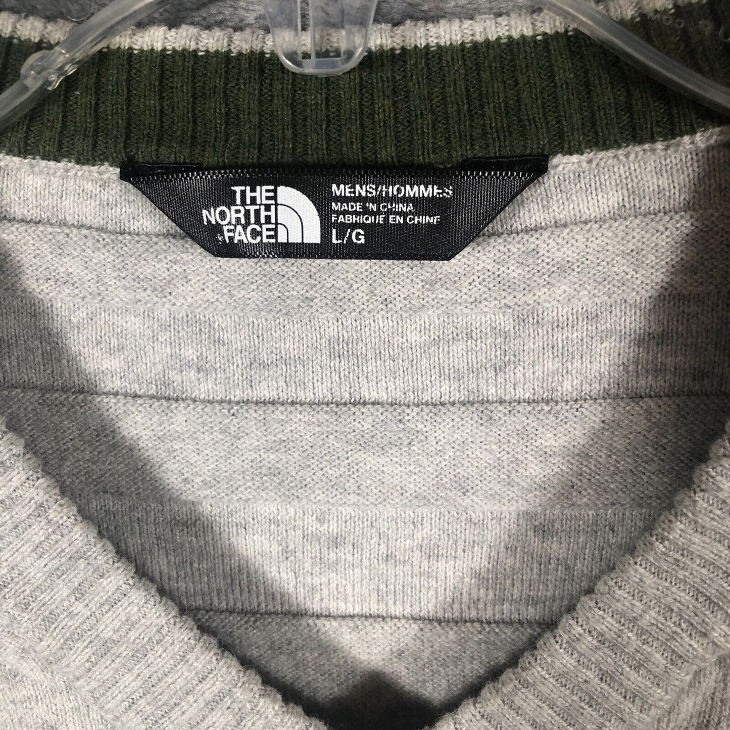 The North Face Sweater Men’s Gray Size Large Long Sleeve Shirt