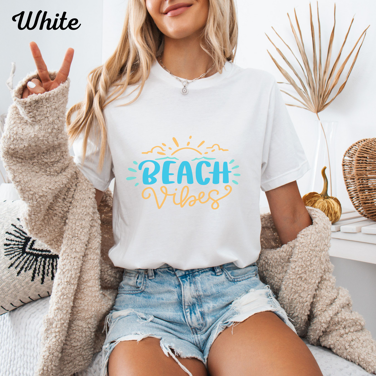 Beach Vibes Unisex Tee - Bella Canvas 3001