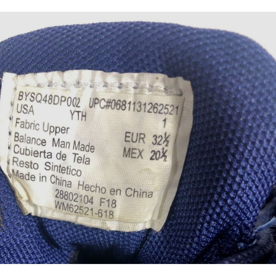 Shaq Boys Shoes Blue Sneakers Youth Size One