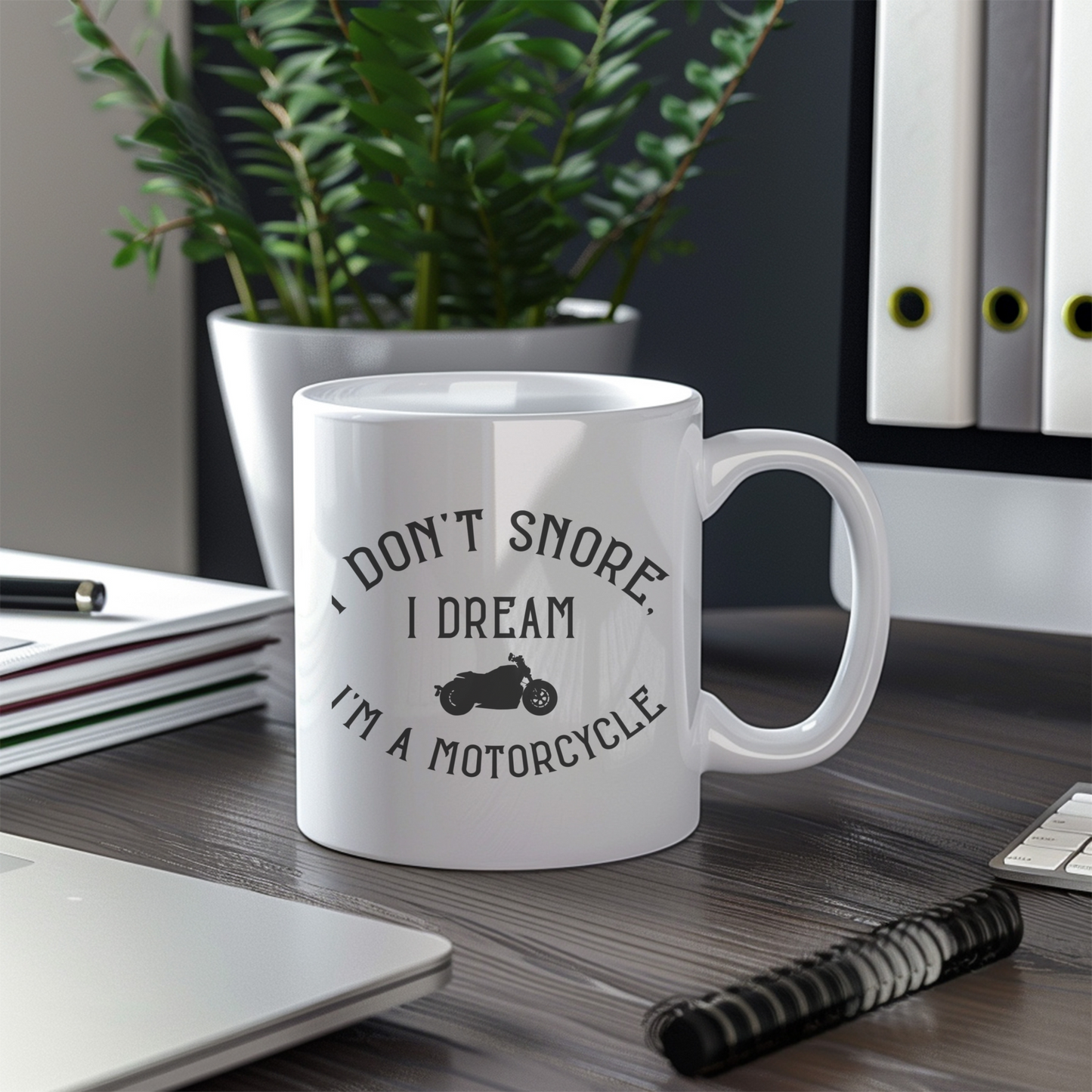 Motorcycle Enthusiast Mug, Customized Ceramic Coffee Mug, Gift for Bikers and Riders, Novelty Mug, Dishwasher Safe, Personalized Gift