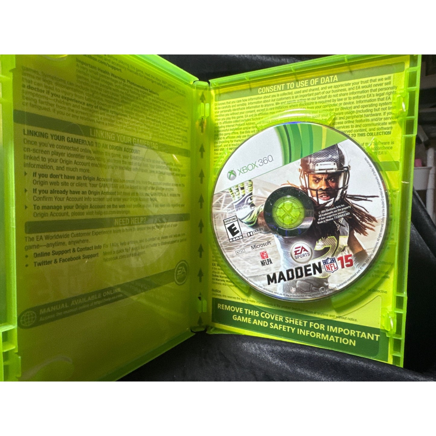 Madden NFL 15 Xbox 360 Game EA Sports Complete With Case & Manual