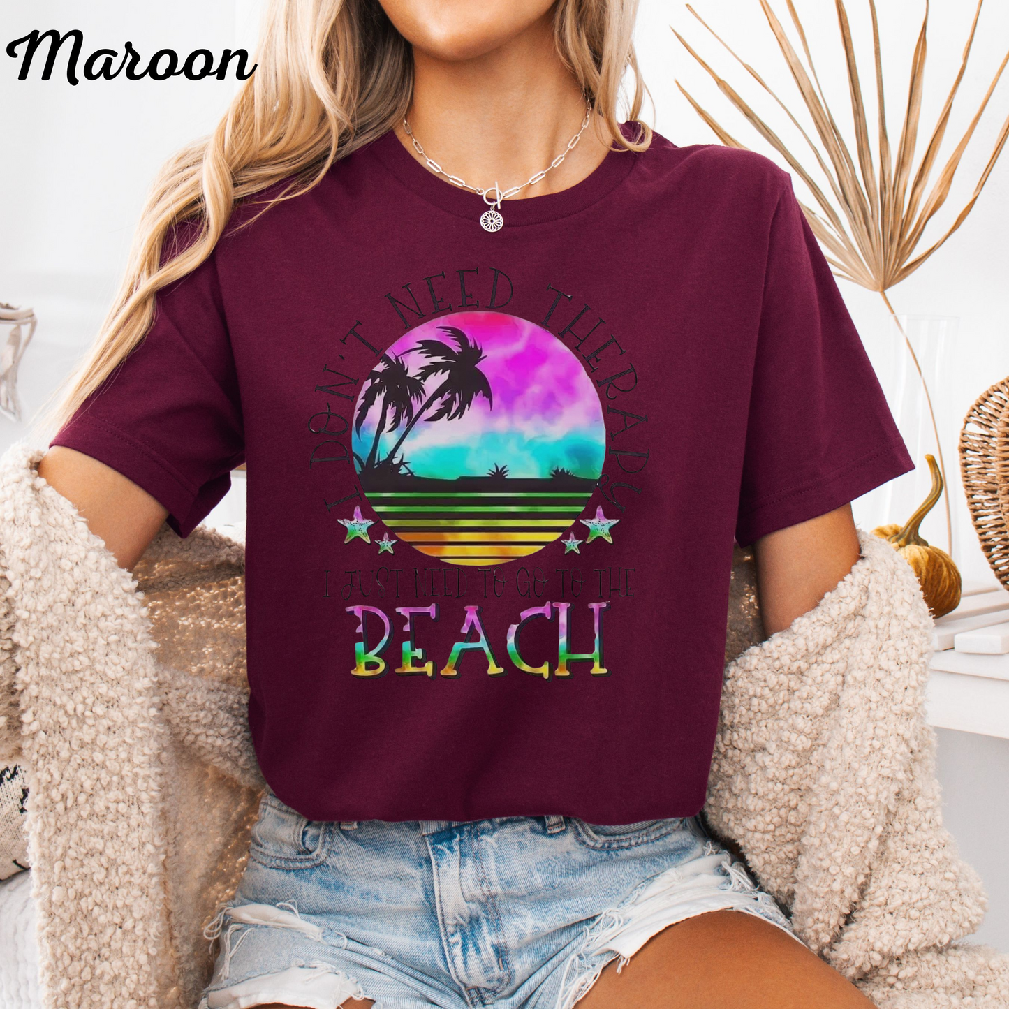 Beach Therapy Unisex T-Shirt - Bella Canvas 3001