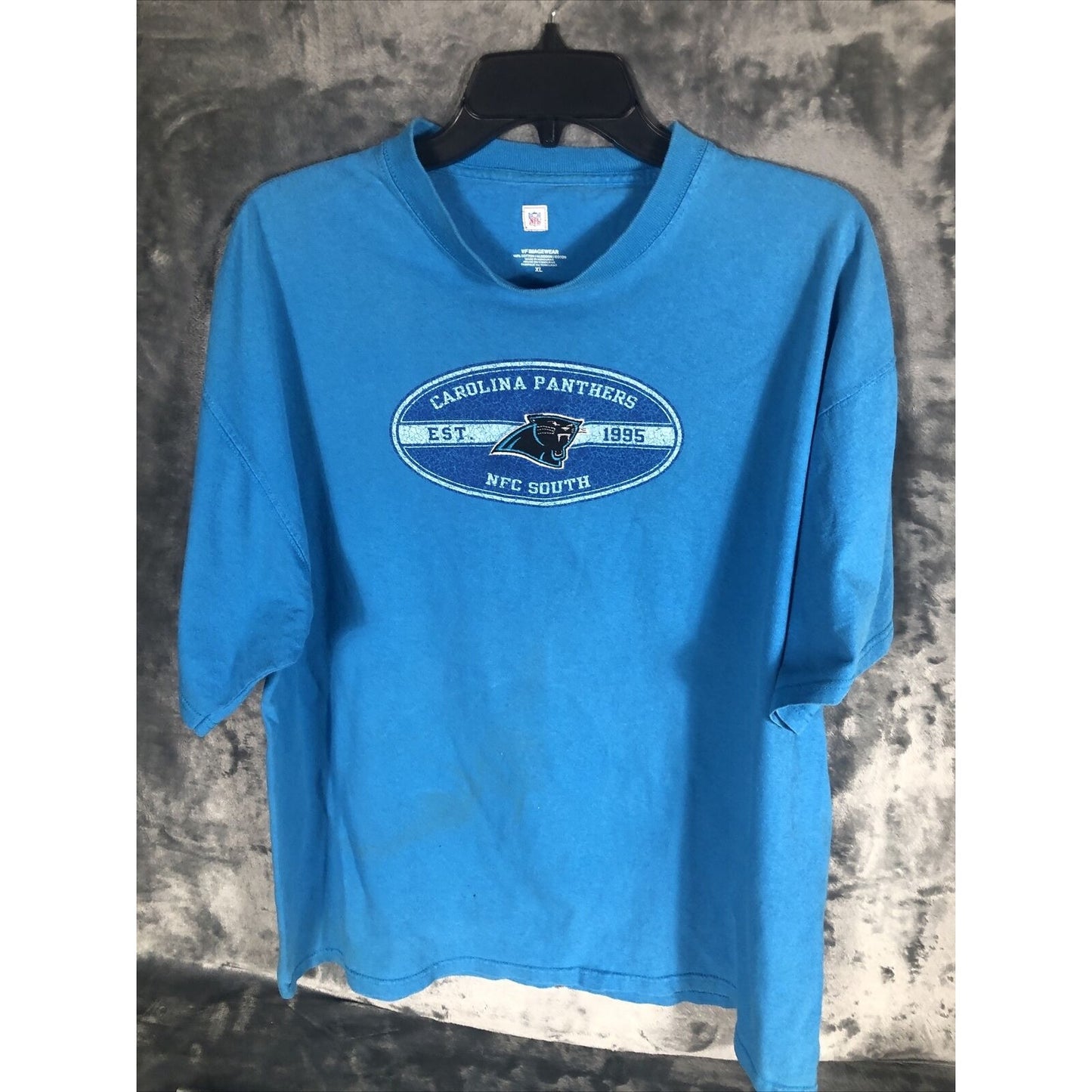 Carolina Panthers Men’s Shirt Nfl Blue Extra Large T-Shirt VF Imagewear