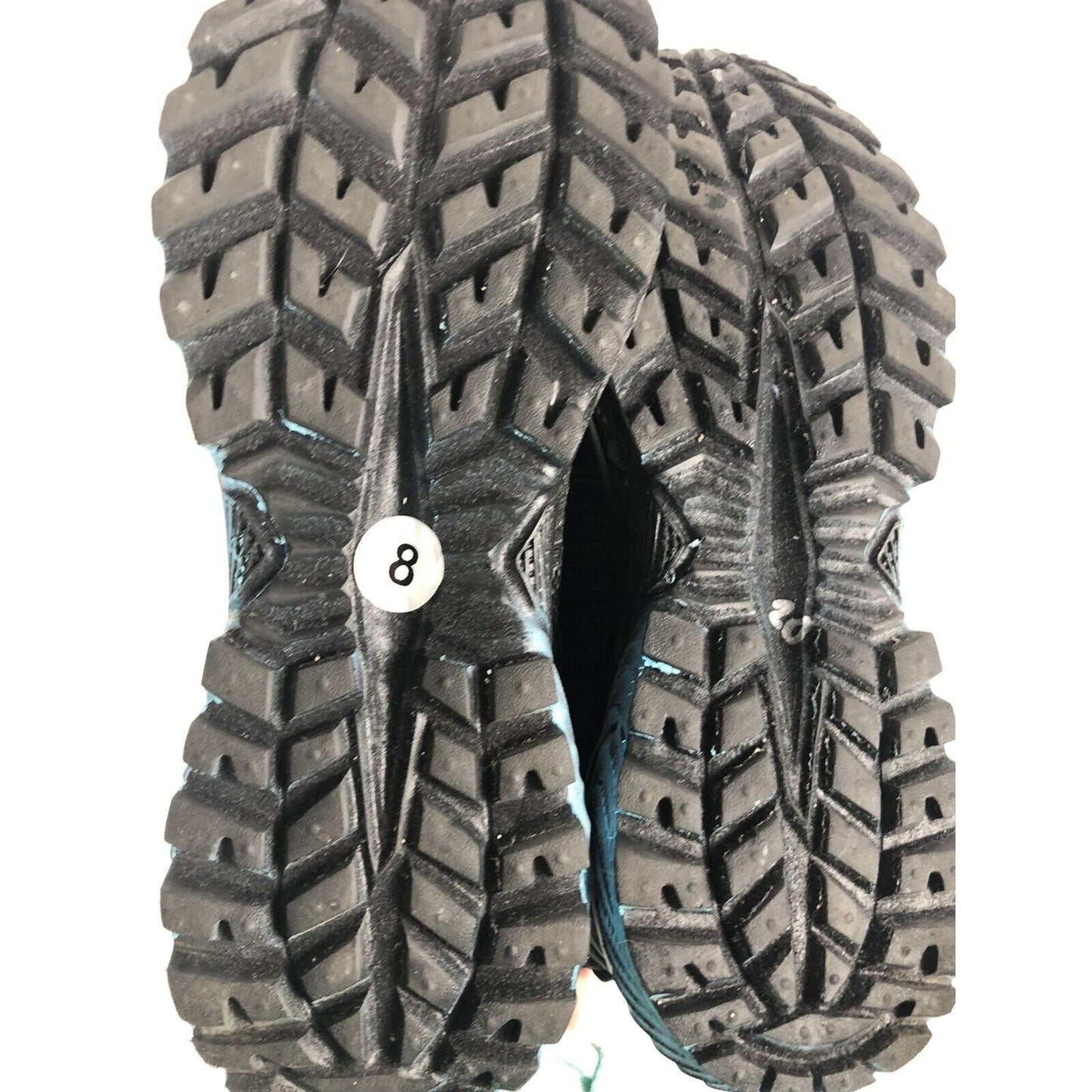 Skora Fit Running Shoes Woman's Black/Blue Lace-Up Training 8