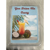 Wax Melt Cubes Coconut Soy Fragrance  You Drive Me Crazy Blue Tropical Scent