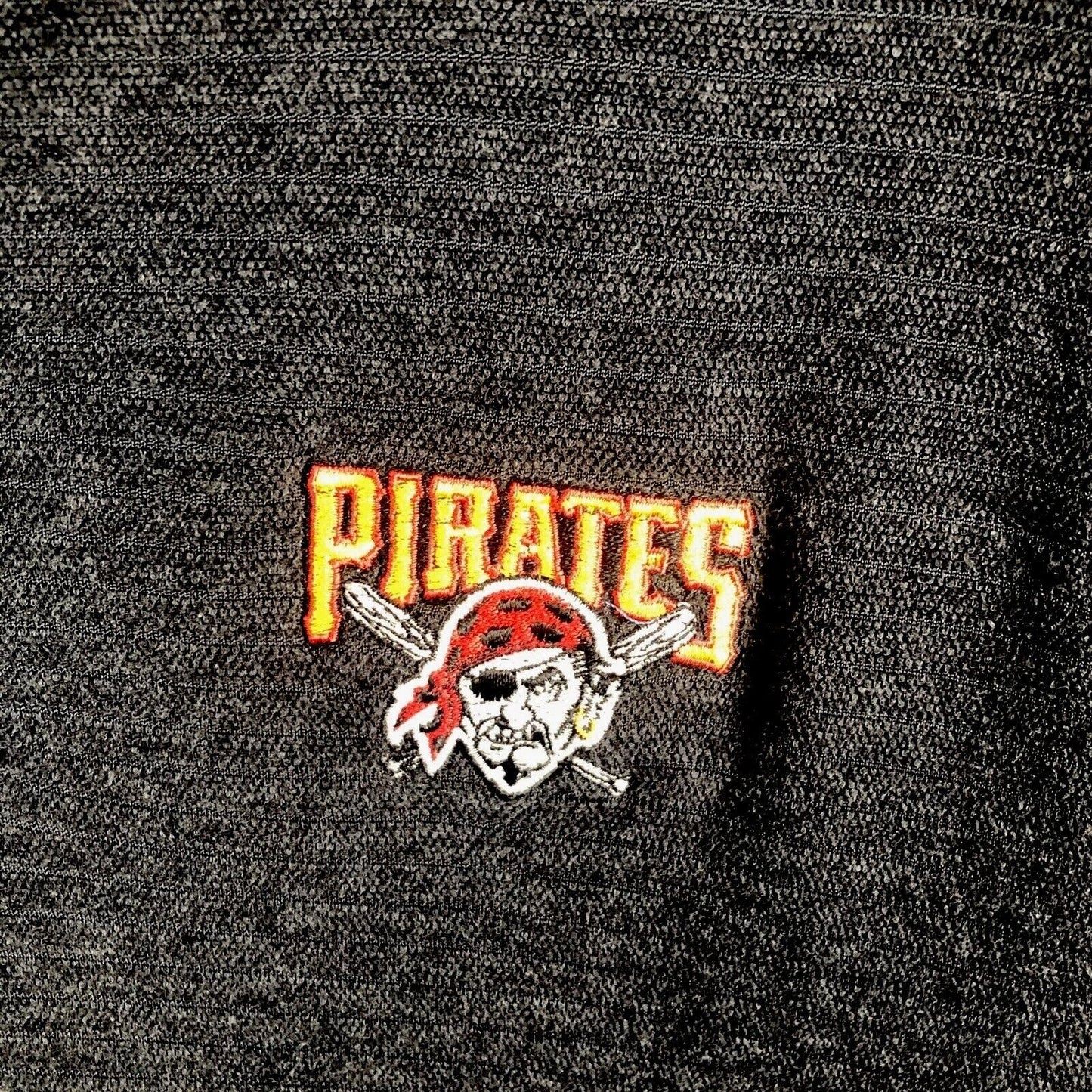 Antigua Golf Shirt Men’s Pirates Gray Adult Size Small