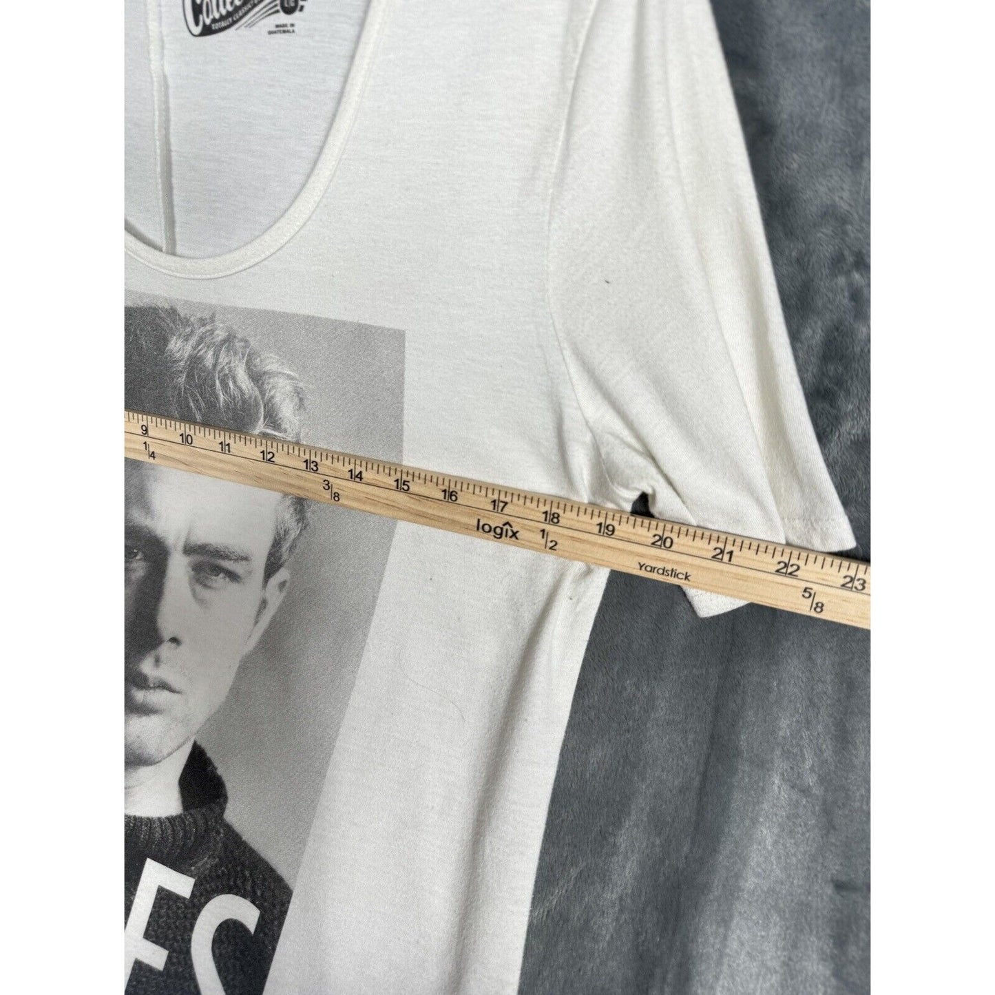 Old Navy Collectibletees James Dean White T-Shirt Fun Graphic Adult Size Large
