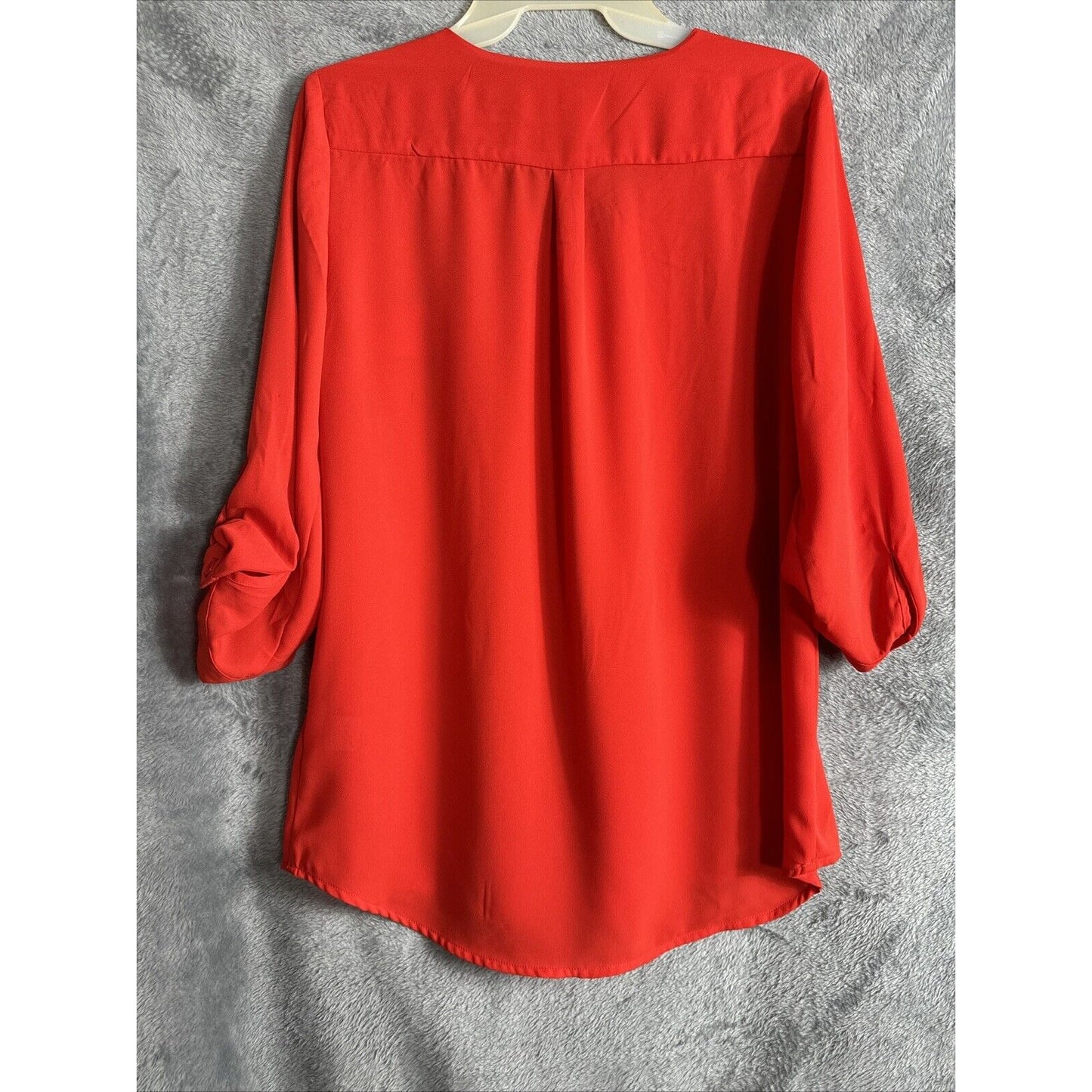 Roz & Ali Top Woman’s Small Red Blouse