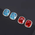 Exquisite Artisan Crafted S925 Swarovski Crystal Cuff Earrings