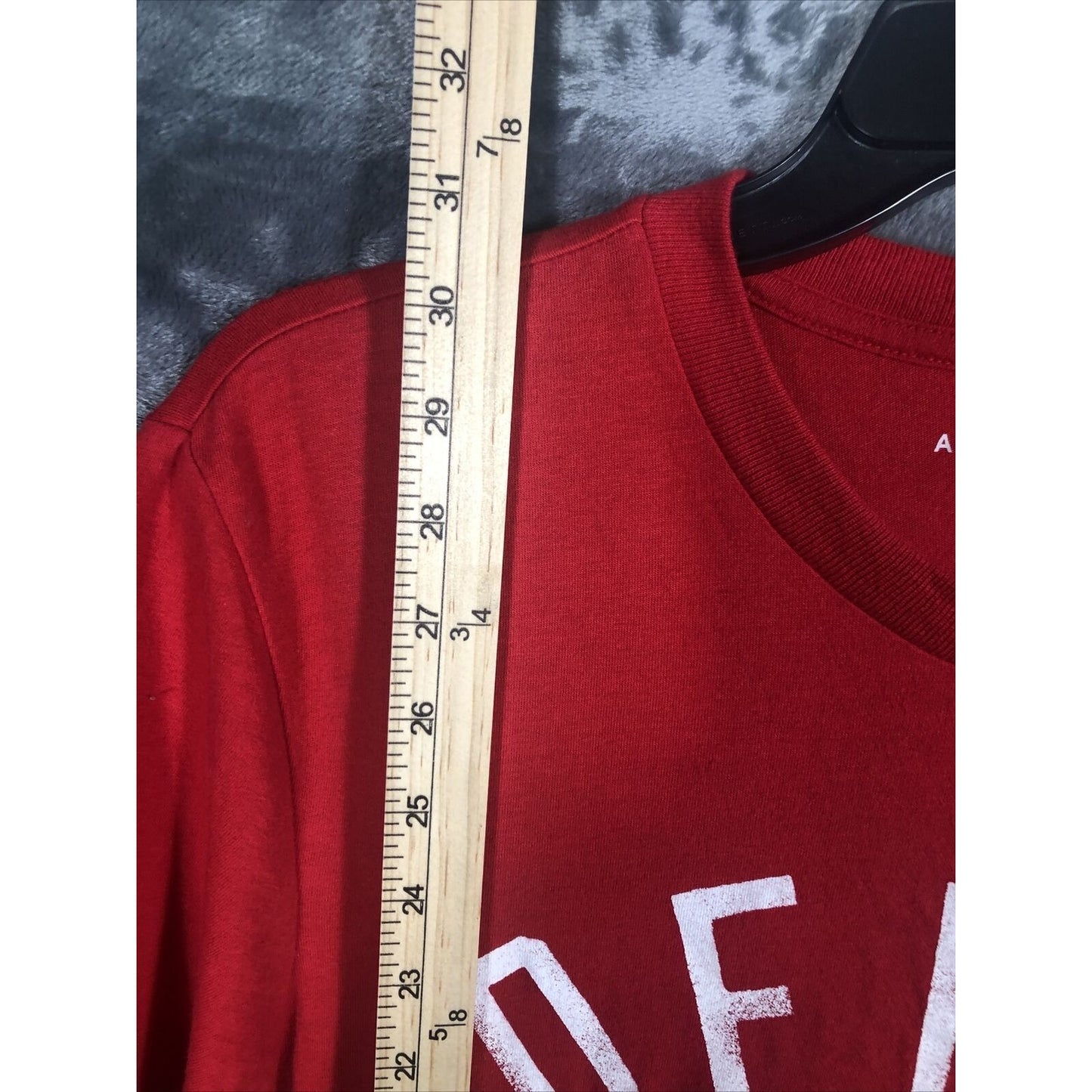 Aeropostale Men’s Shirt Red Define Girlfriend Size Adult Large