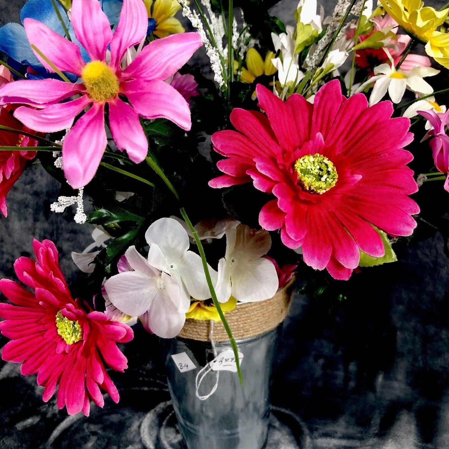 Artificial Flower Arrangement Silk Spring Bouquet New Floral Arrangement