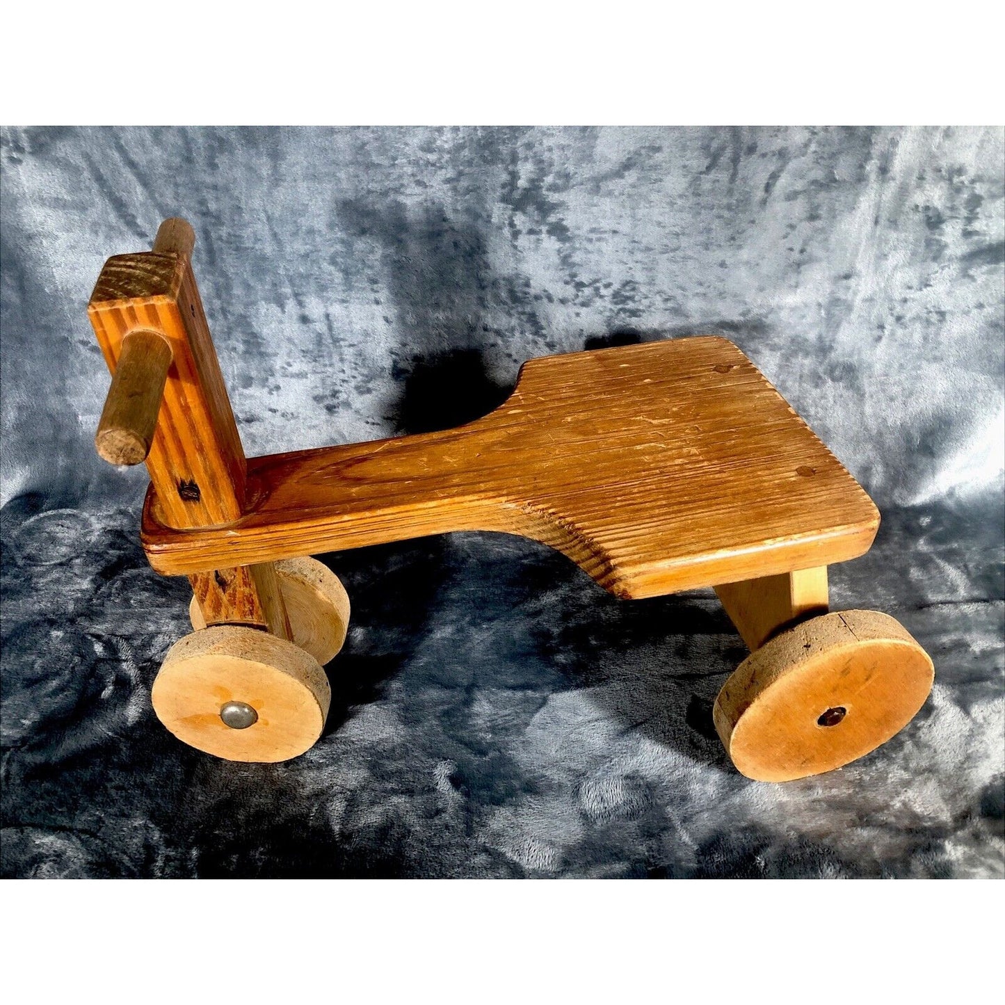 Hand Crafted Kids Wood Riding Toy Vintage Trike Handmade Kids Tricycle Bike