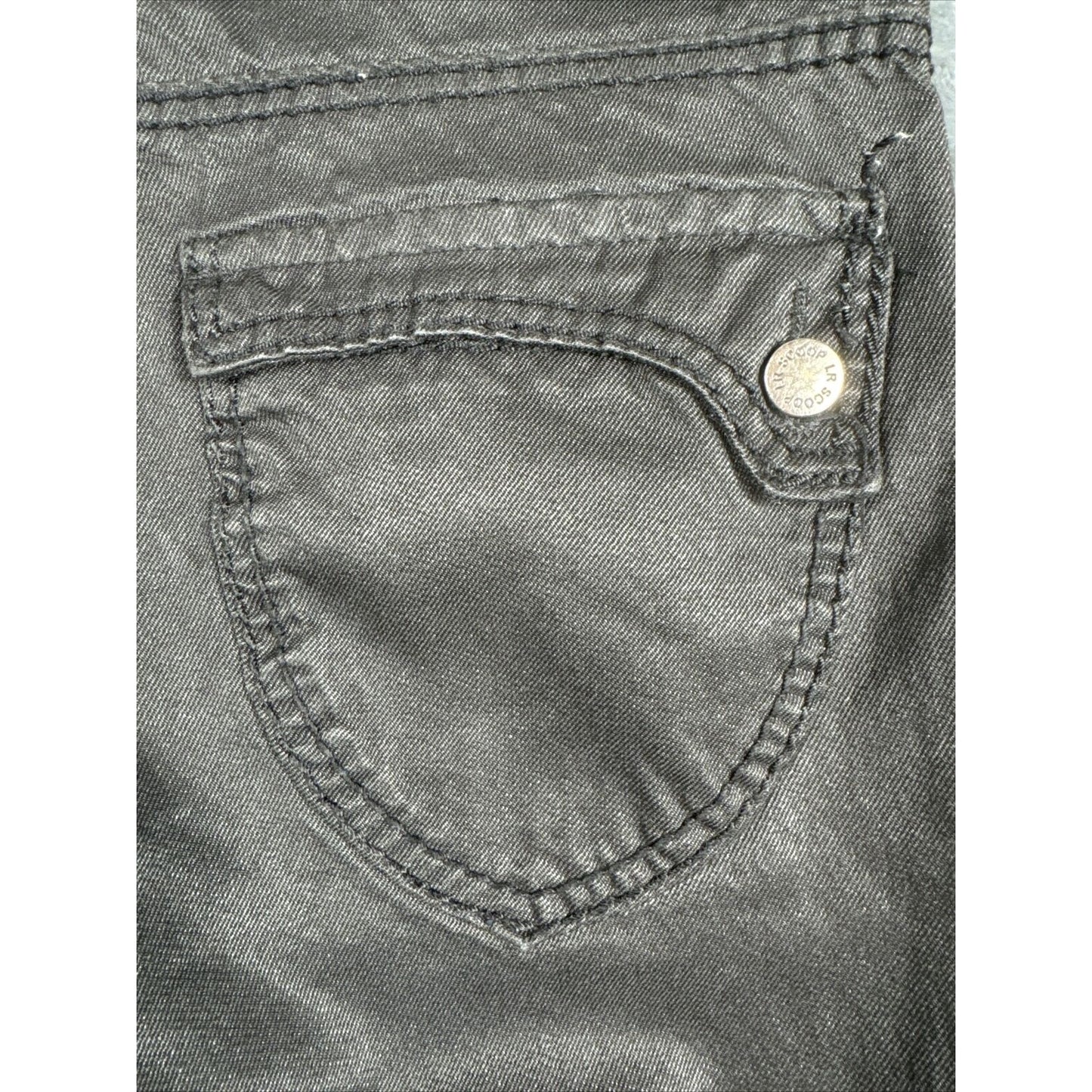 LR Scoop Modern Fit Men's Shorts Black Size 34 Flat Front 100% Cotton