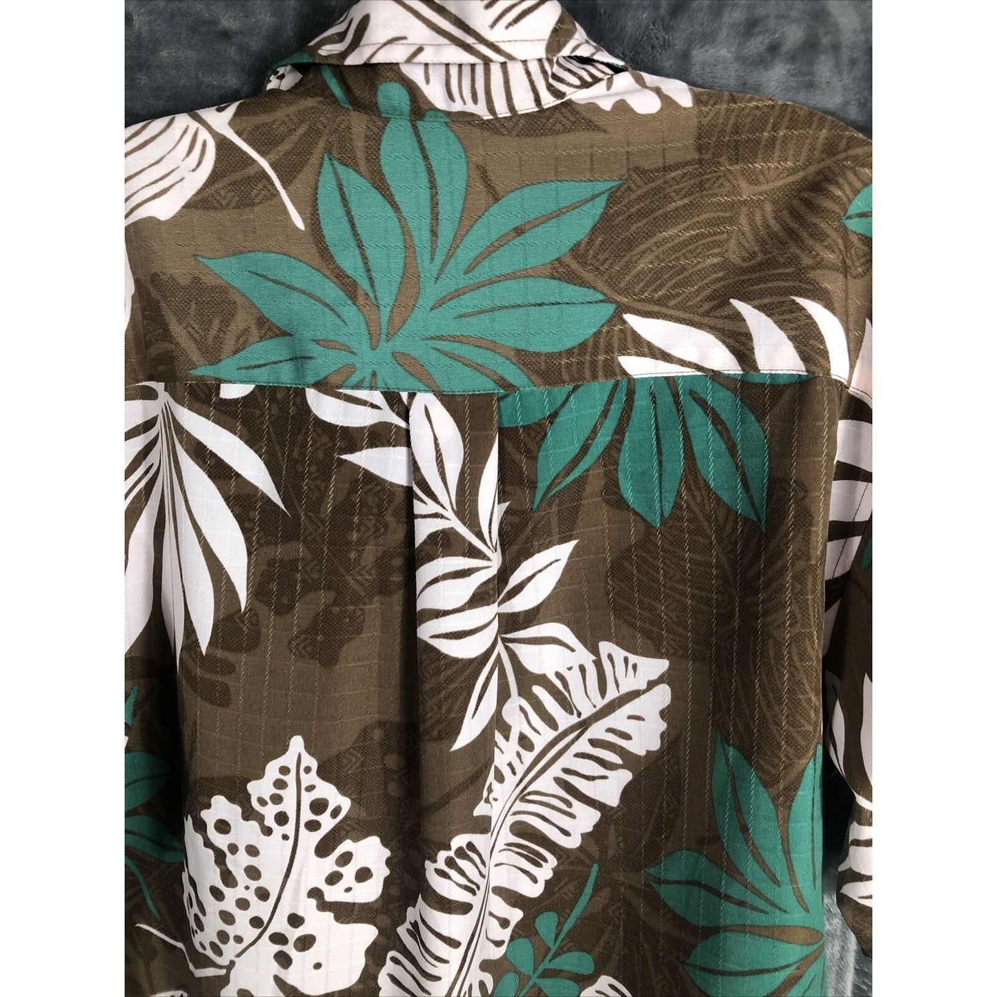 Havanera Hawaiian Shirt Men’s  Floral Button Down Tropical Shirt  Adult Medium