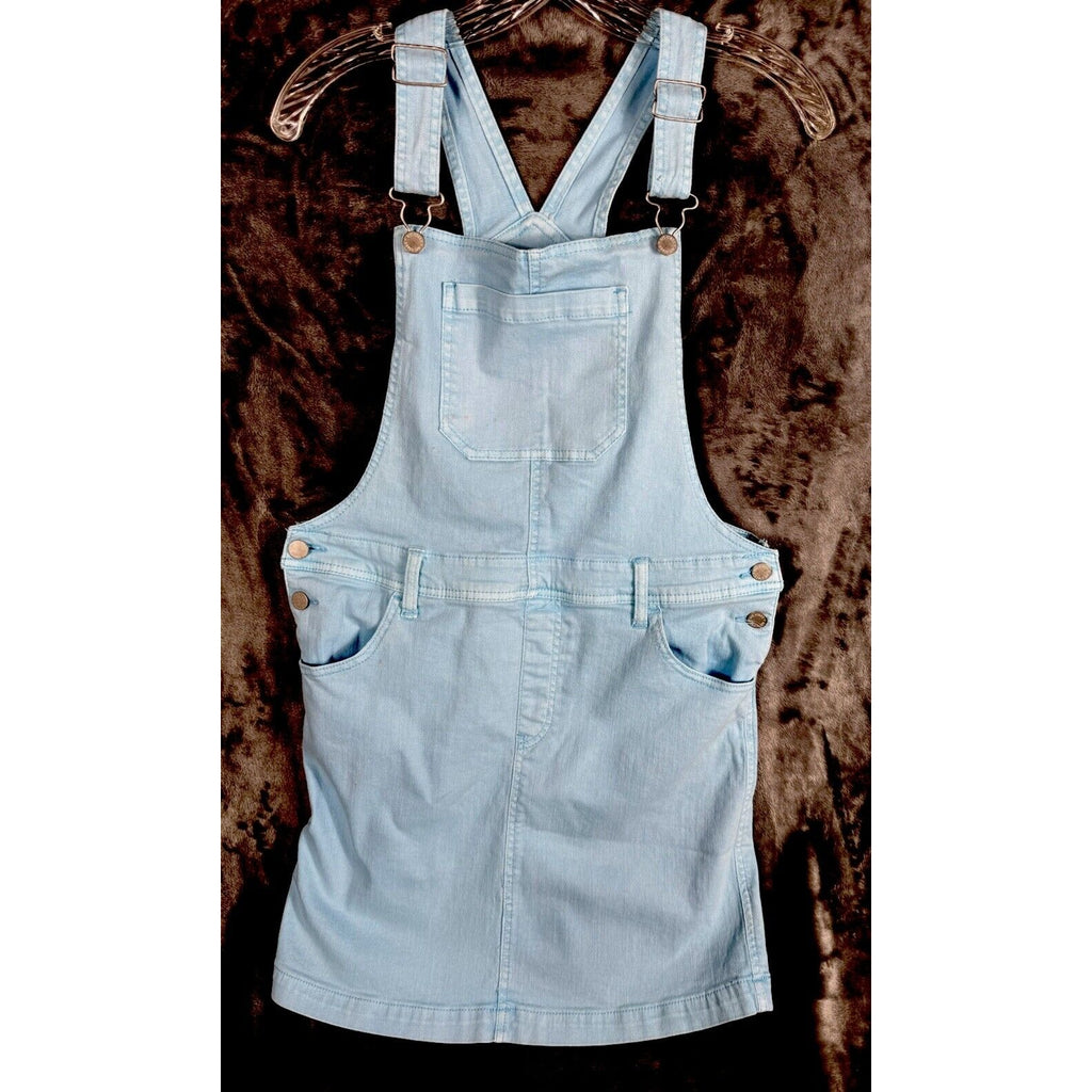 Art Class Women’s Denim Overalls 2X Large Size 18 Stretch Pastal Blue