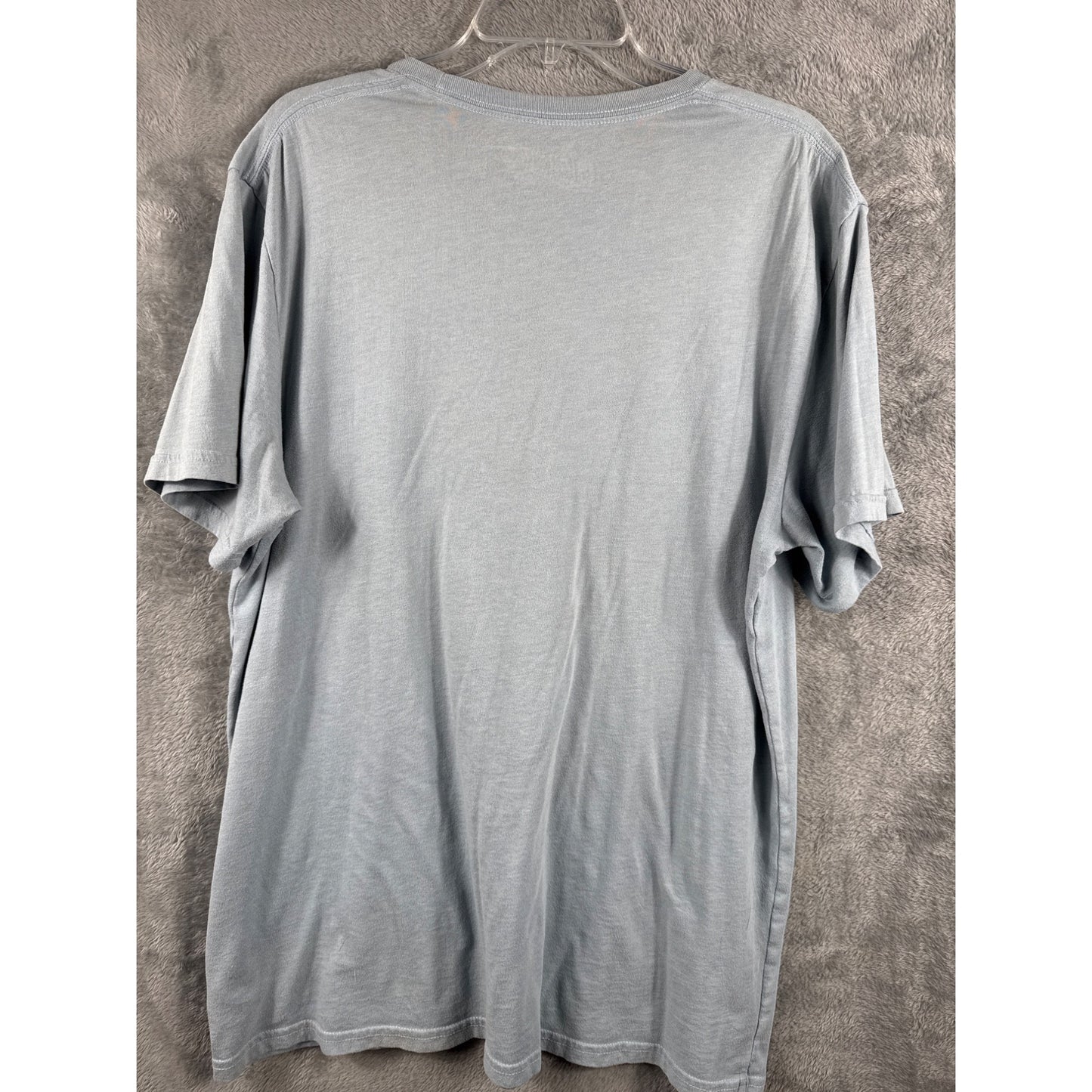Old Navy Collectabilitees Coors Banquet Graphic Tee Shirt XL Light Blue Cotton Blend
