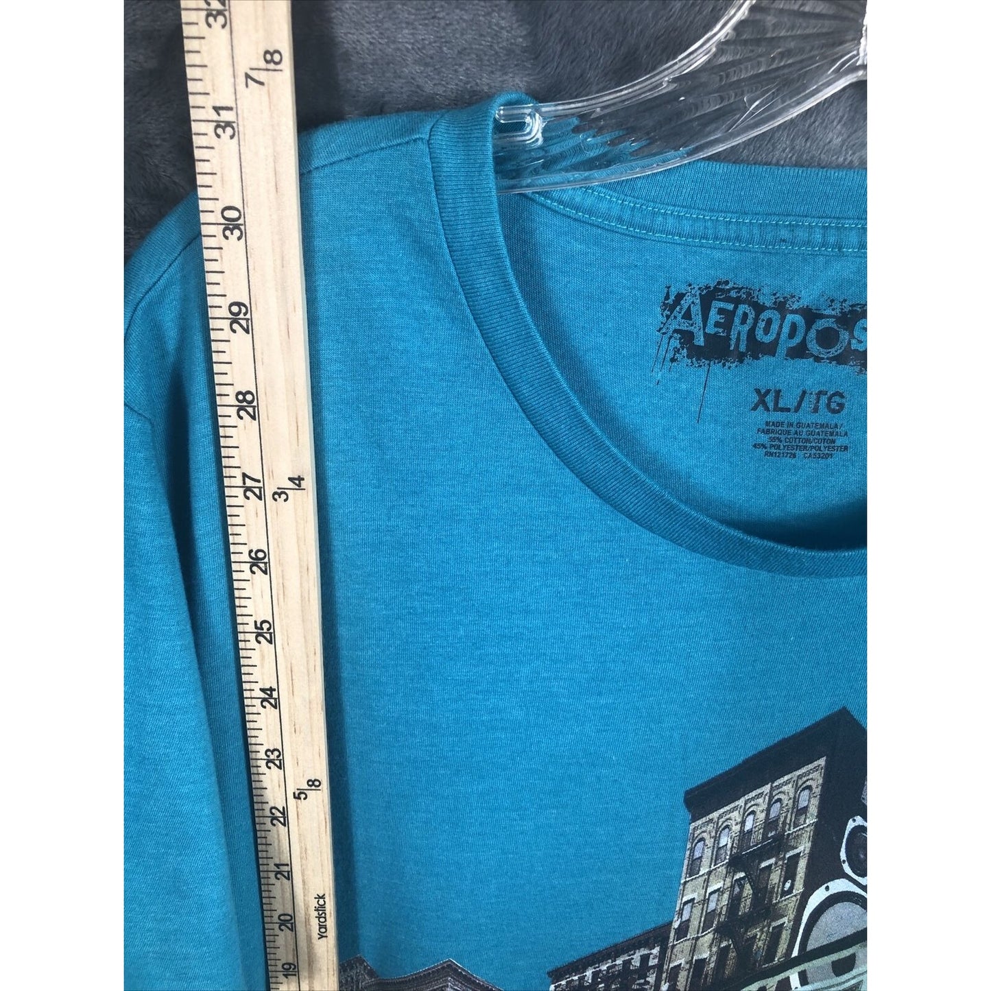 Aeropostale Men’s Blue Extra Large T-Shirt Radio City Shirt