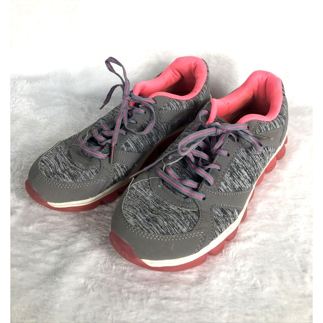 Danskin Women’s Sneakers Gray Pink Adult Size 6 1/2