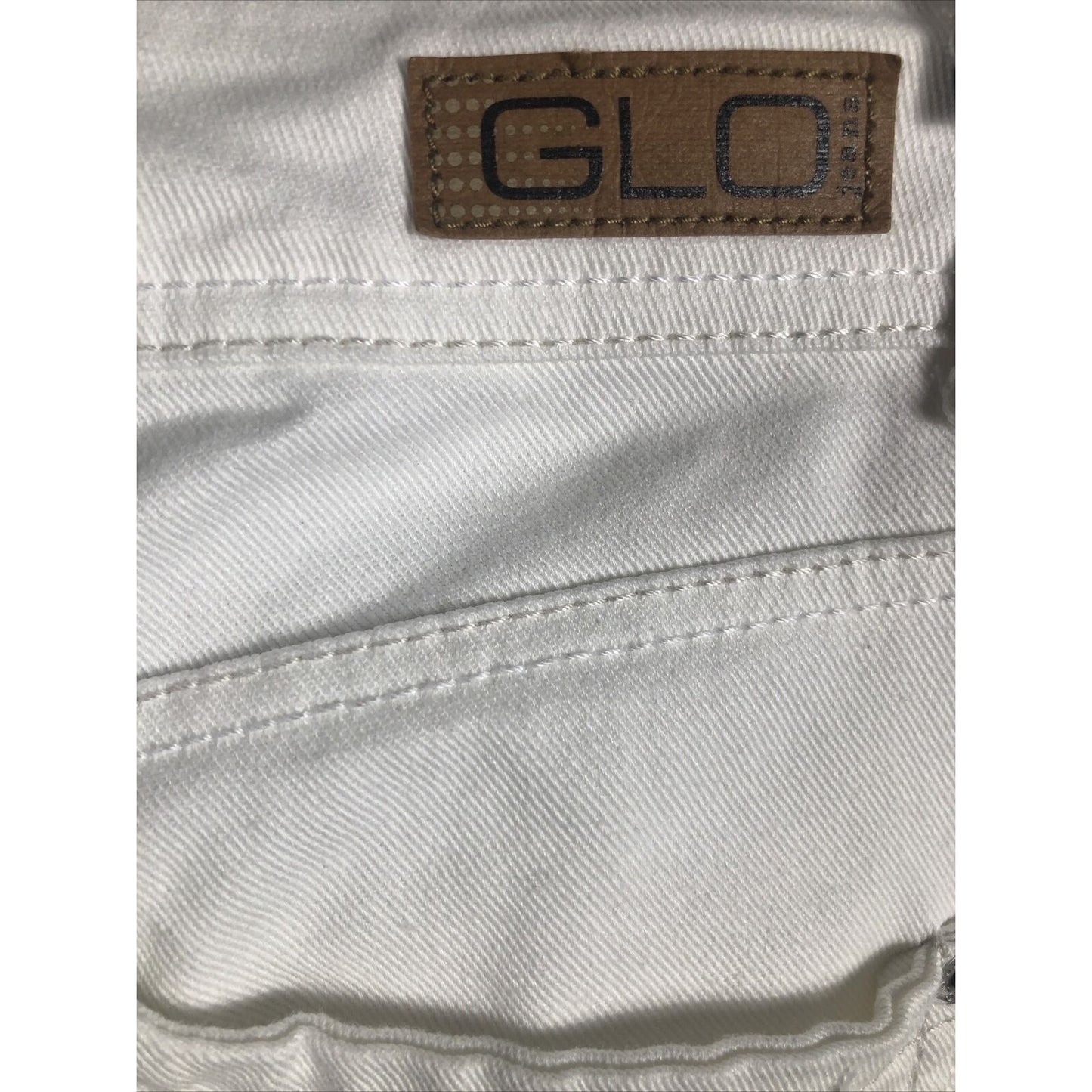 Glo Jeans White Studded Pocket Girls Junior Size 5